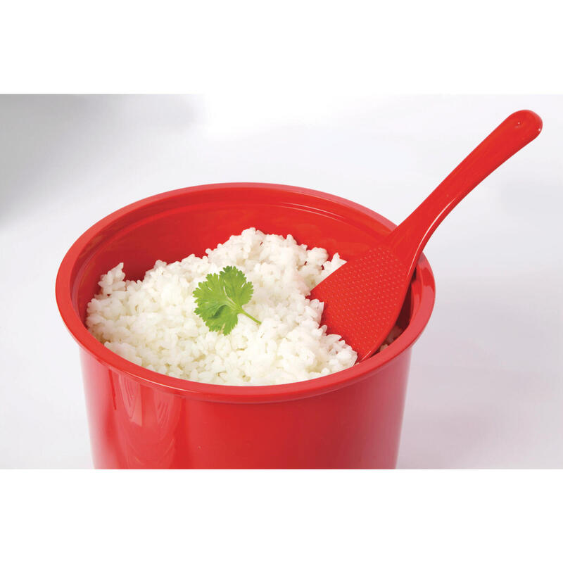 Rýžovar pro přípravu rýže v mikrovlnné troubě Microwave™ 2,6 l, červená