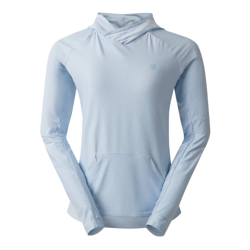 Sweat À Capuche SPRINT CITY Femme (Blanc Ciel Chiné)