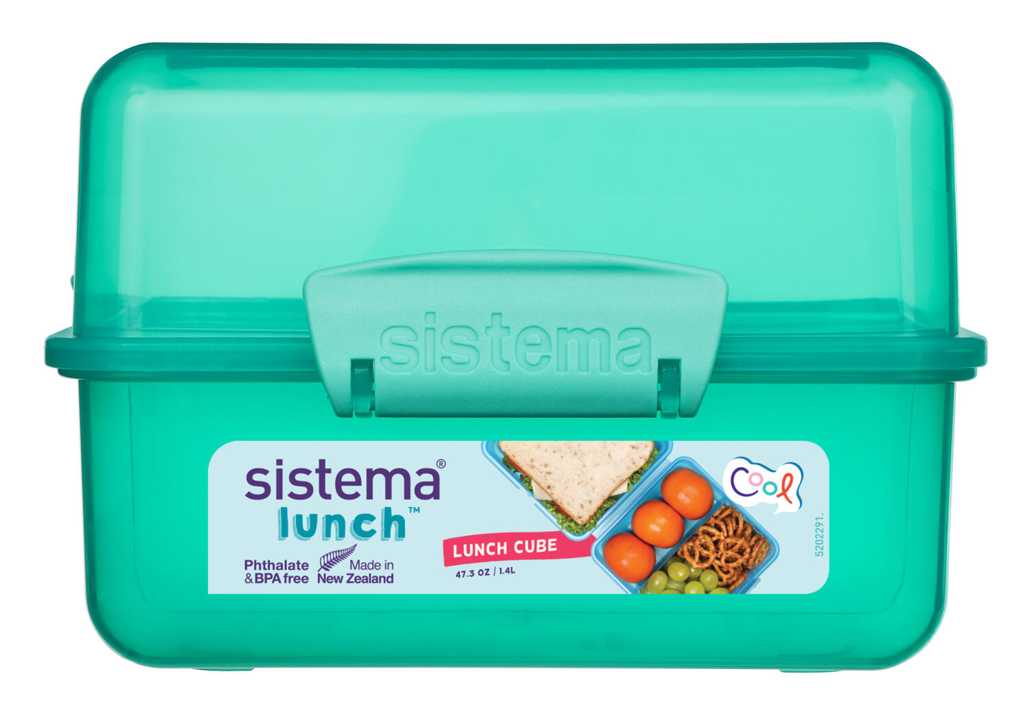Dělený svačinový box se 2 oddíly Lunch™ 1,4 l 2/2