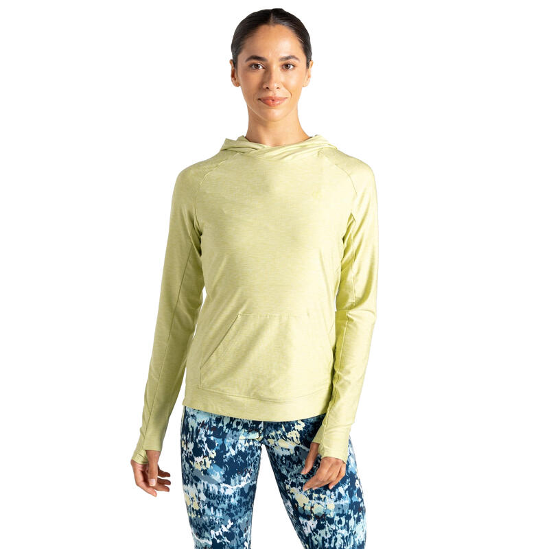 Sweat À Capuche SPRINT CITY Femme (Vert Papillon Chiné)