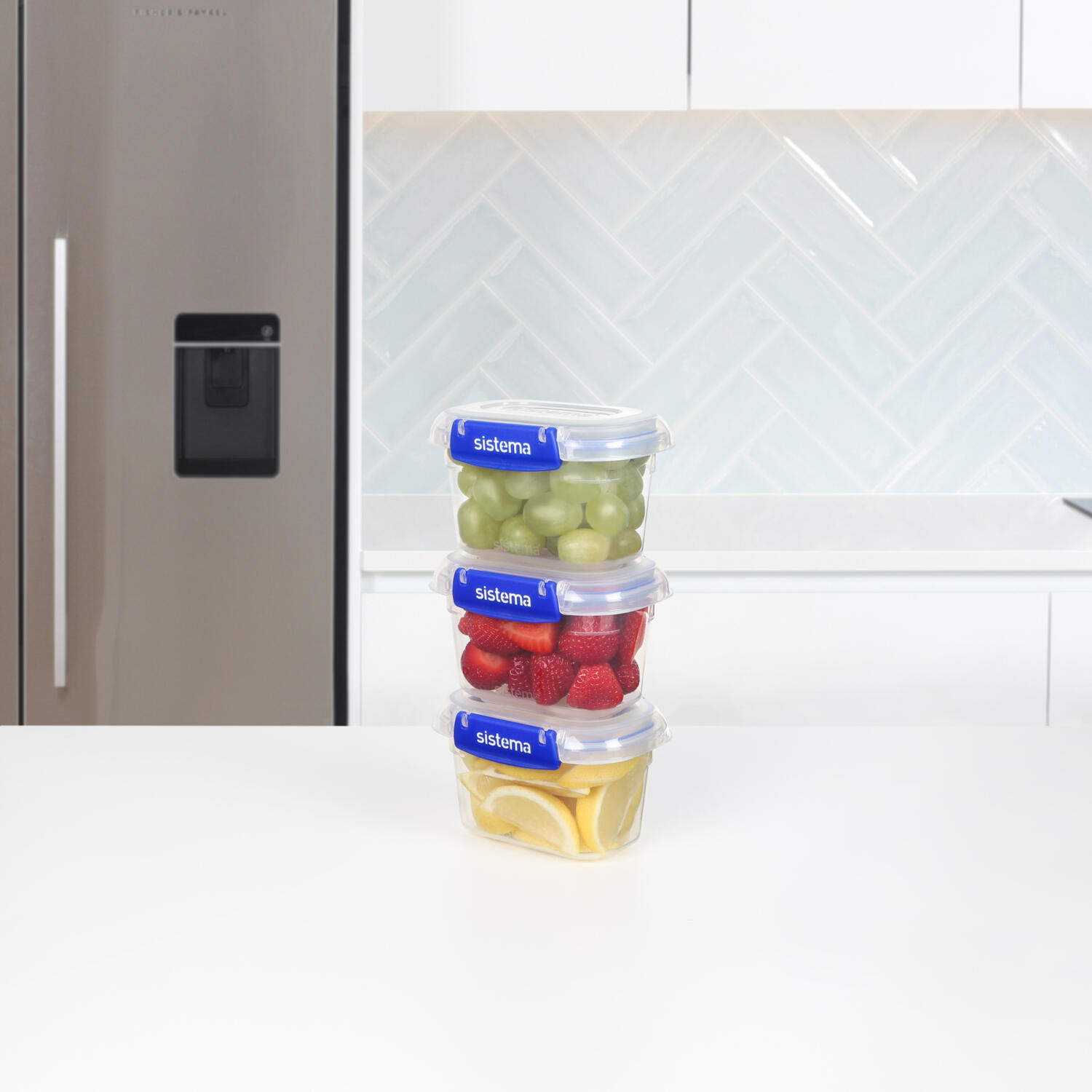 Vodotěsný svačinový box KLIP IT PLUS™ - sada 3 ks - 3x 400 ml 5/5