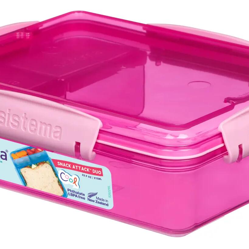 Delený desiatový box Lunch™ s 2 oddelenými priehradkami 975 ml