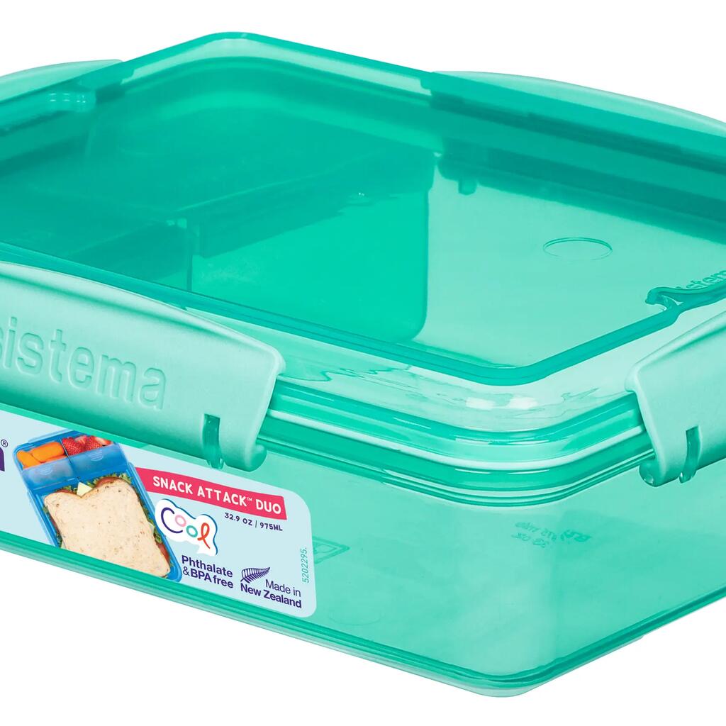 Delený desiatový box Lunch™ s 2 oddelenými priehradkami 975 ml