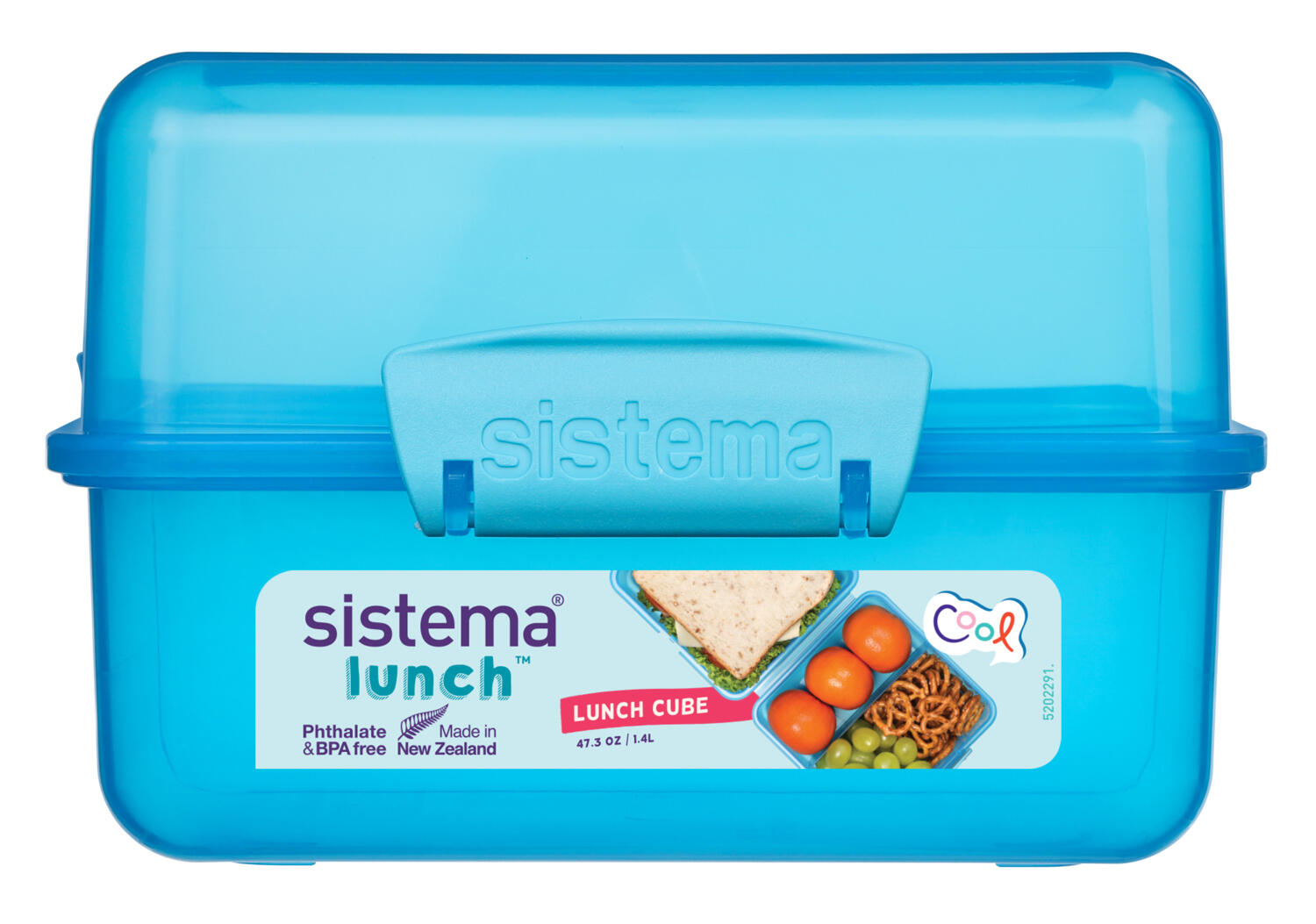 Pojemnik z 2 przegrodami Lunch Cube 1,4 l 2/2