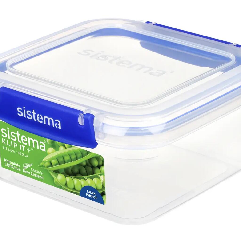 Vodotesný desiatový box KLIP IT PLUS™ 2 klipy 1,15 l