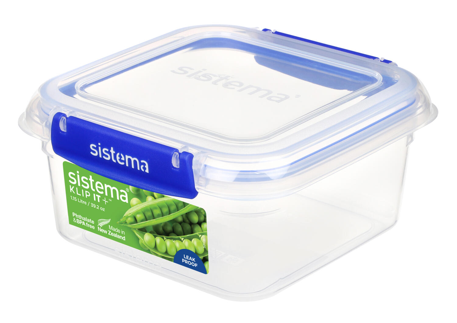 SISTEMA Vodotěsný svačinový box KLIP IT PLUS™ 2 klipy 1,15 l