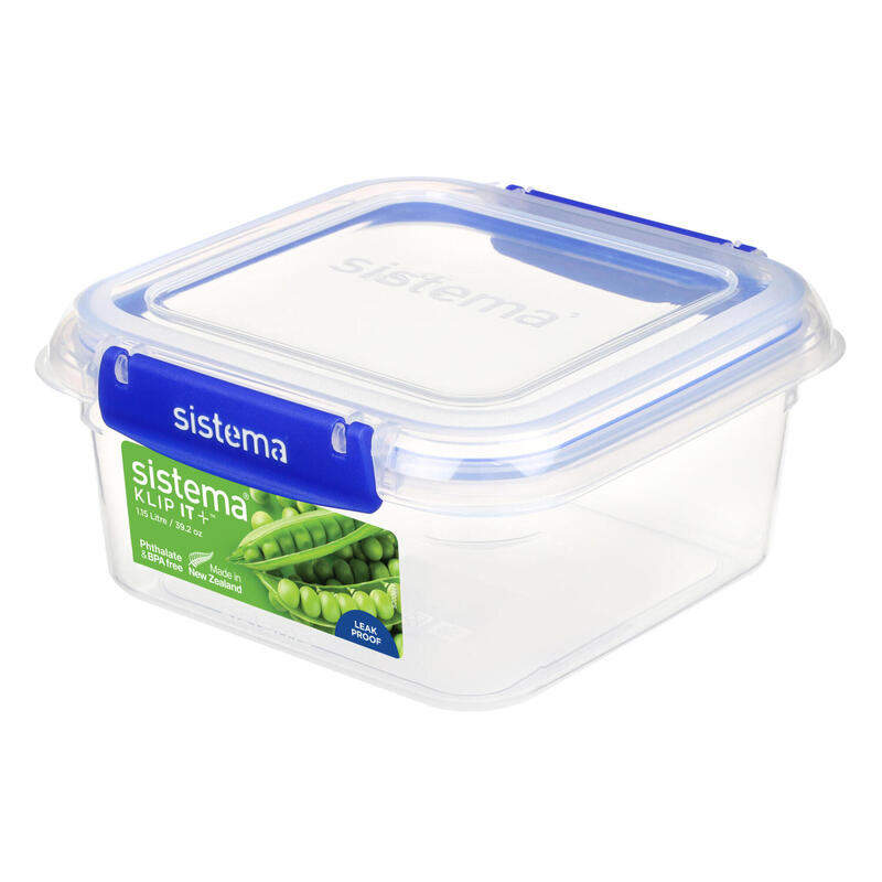 KLIP IT PLUS™ Krabička na potraviny 2 klipy 1,15 l