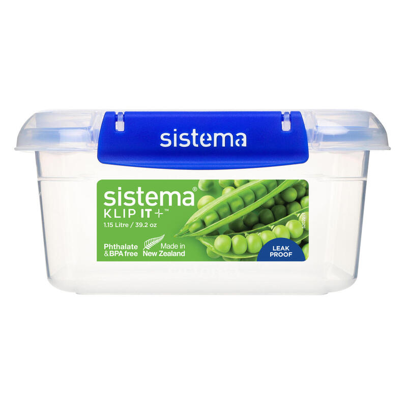 Vodotěsný svačinový box KLIP IT PLUS™ 2 klipy 1,15 l