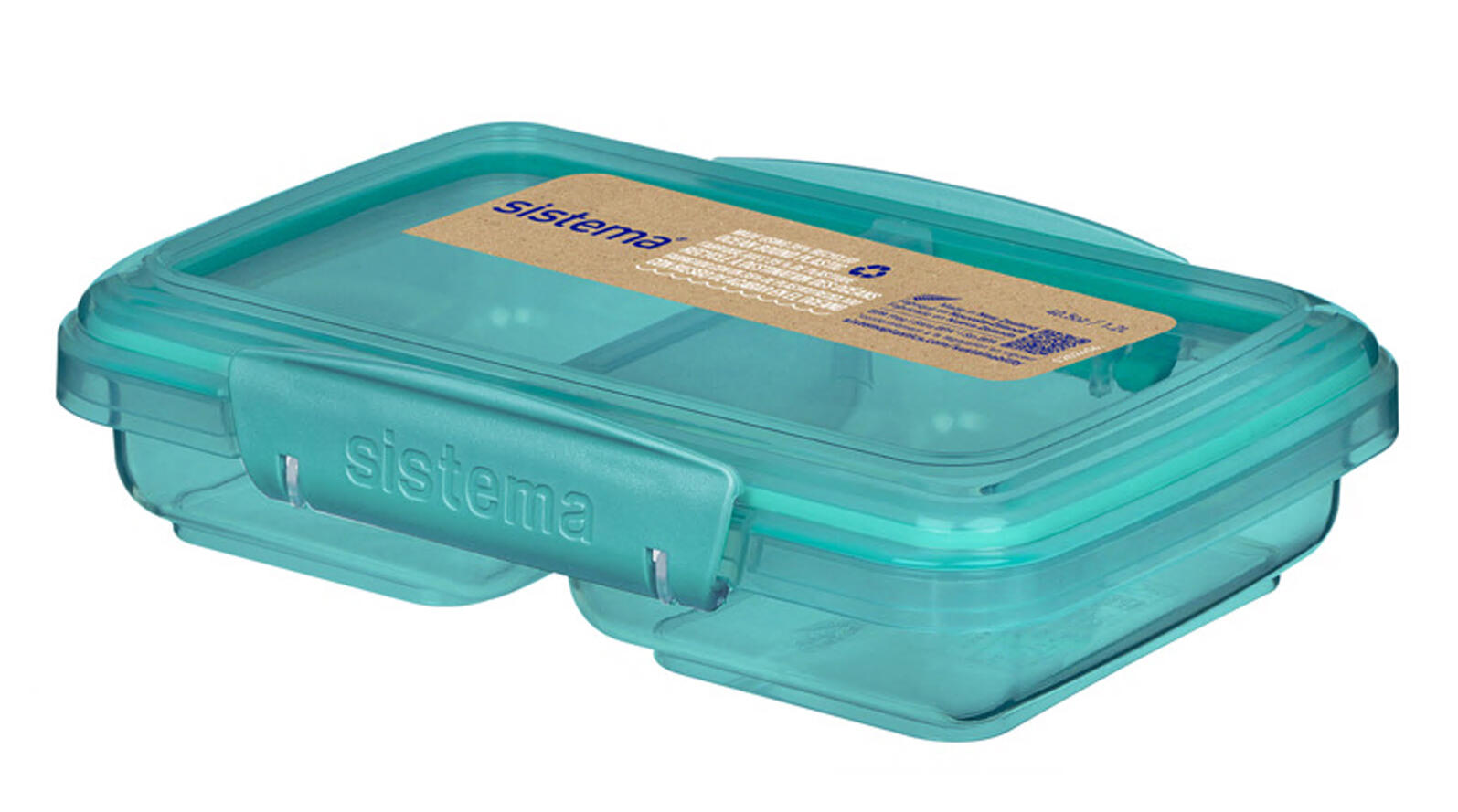 SISTEMA Dělený svačinový box se 2 oddíly Ocean Bound TO GO™ 350 ml