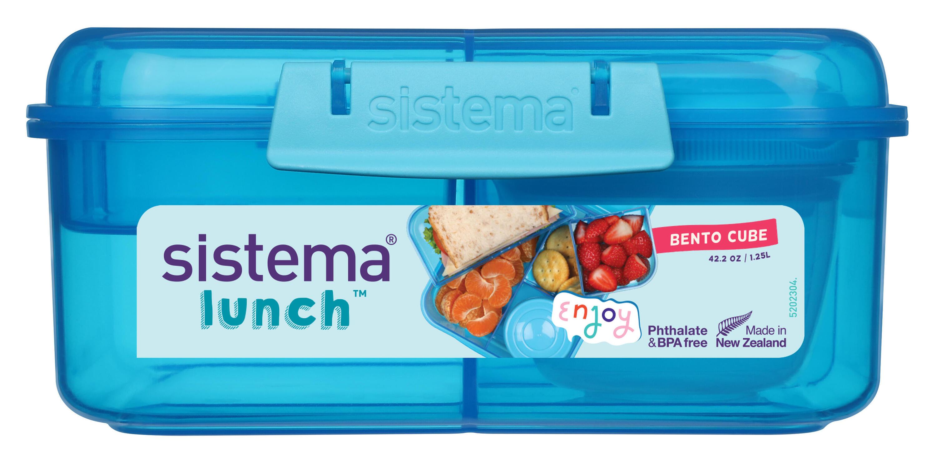 Tříkomorový svačinový box Lunch™s nádobou na jogurt a 2 tácky 1,25 litru 3/7