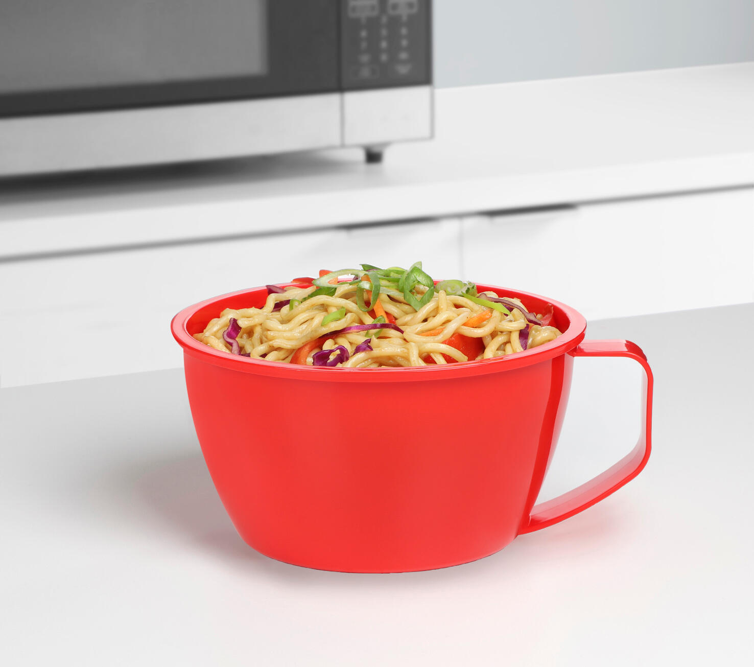 Dóza na ohřev jídla v mikrovlnné troubě Microwave™ 940 ml, červená 5/6