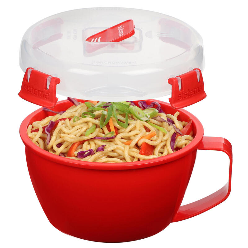 Dóza na ohřev jídla v mikrovlnné troubě Microwave™ 940 ml, červená