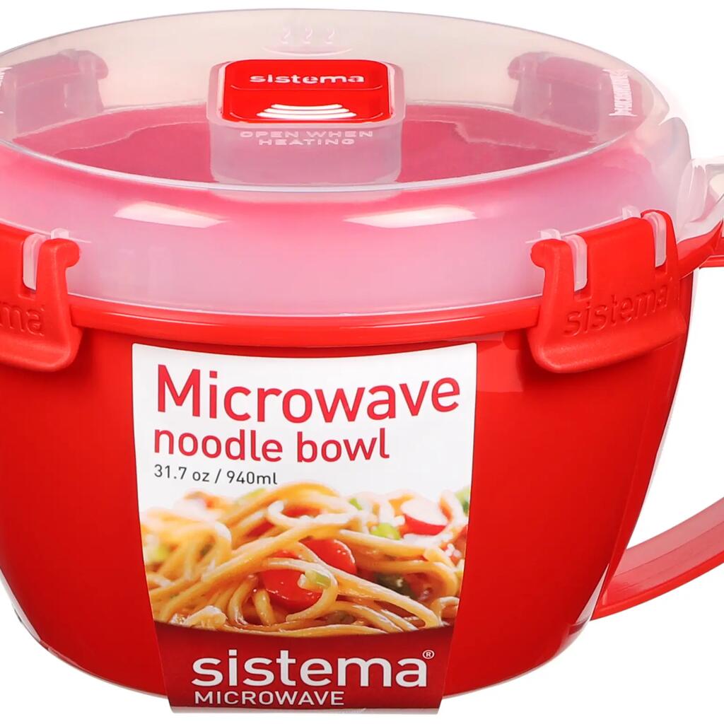Dóza na ohrev jedla v mikrovlnnej rúre Microwave™ 940 ml, červená