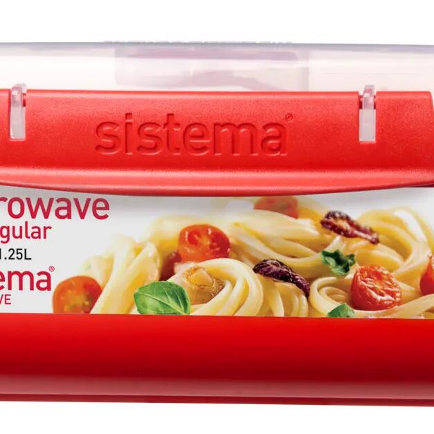 Box na ohrev jedla v mikrovlnnej rúre Microwave™ 1,25 l, červená