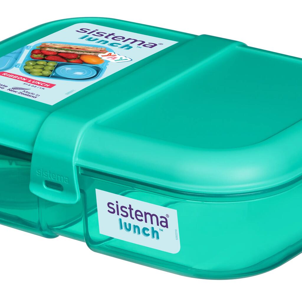 Trojkomorový desiatový box Lunch™ s nádobou na jogurt alebo dip 1,1 l