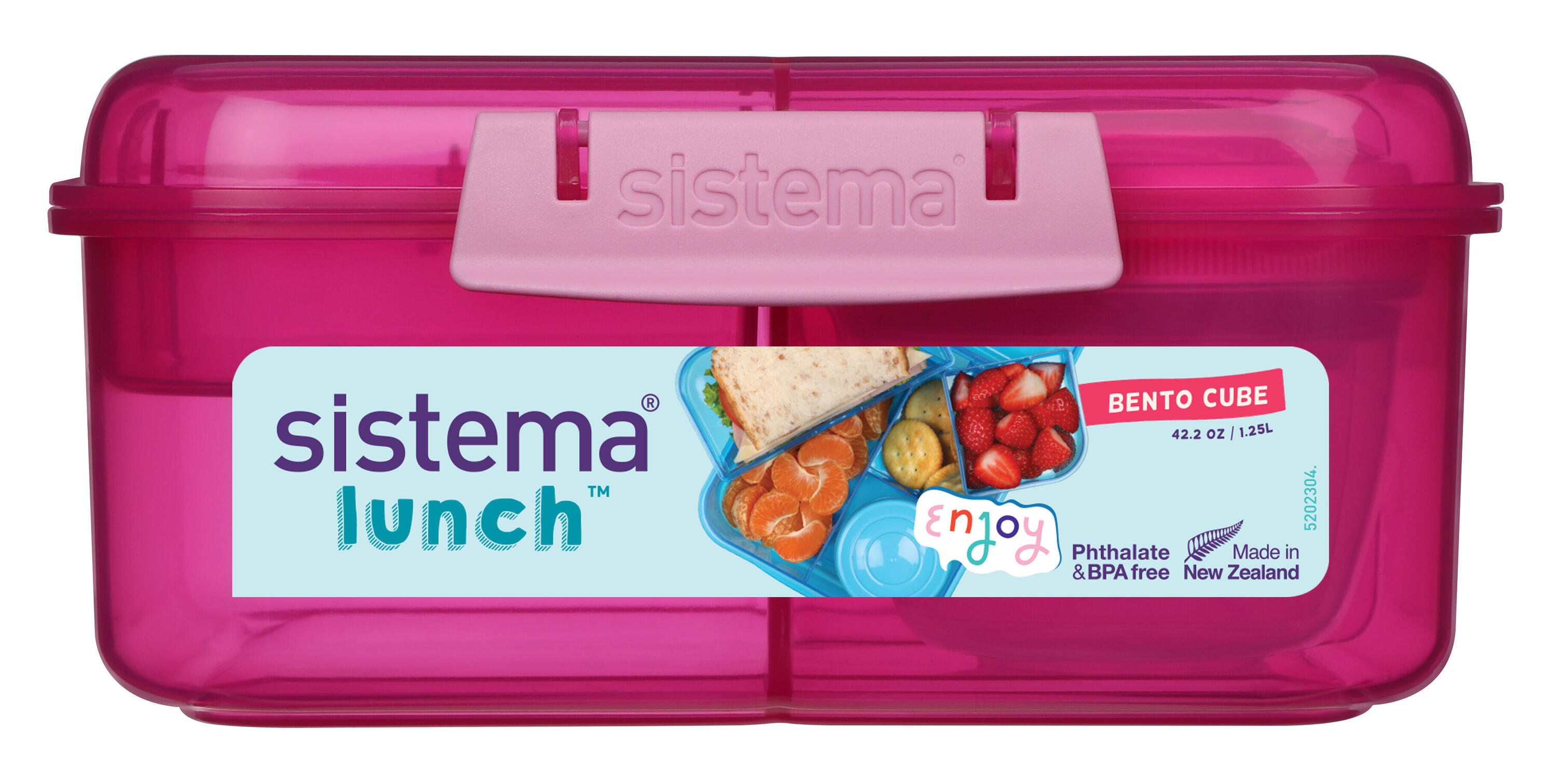 Tříkomorový svačinový box Lunch™s nádobou na jogurt a 2 tácky 1,25 litru 2/7