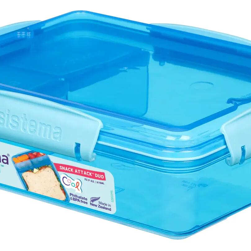 Delený desiatový box Lunch™ s 2 oddelenými priehradkami 975 ml