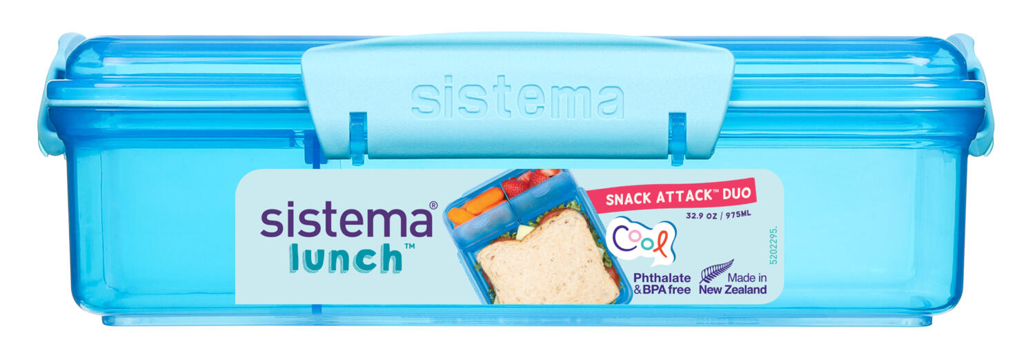 Dělený svačinový box Lunch™ se 2 oddělenými přihrádkami 975 ml 2/2