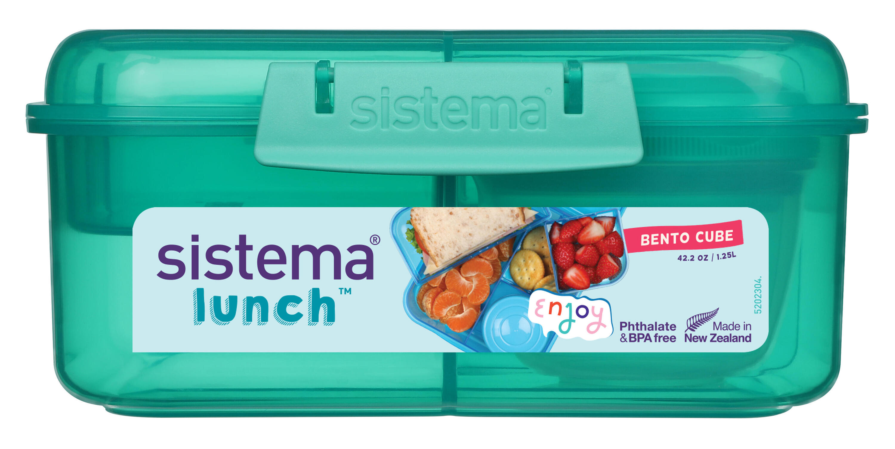 Tříkomorový svačinový box Lunch™s nádobou na jogurt a 2 tácky 1,25 litru 3/7
