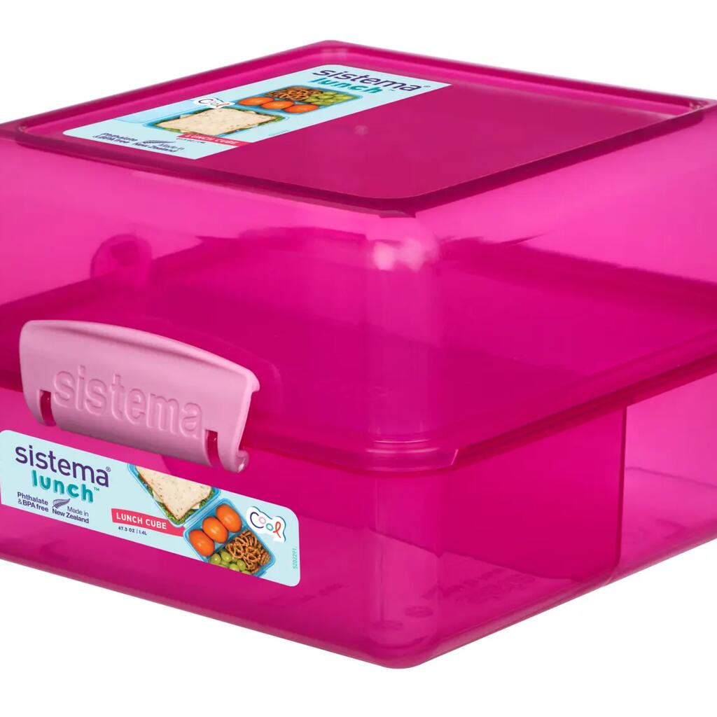 Delený desiatový box s 2 priehradkami Lunch™ 1,4 l