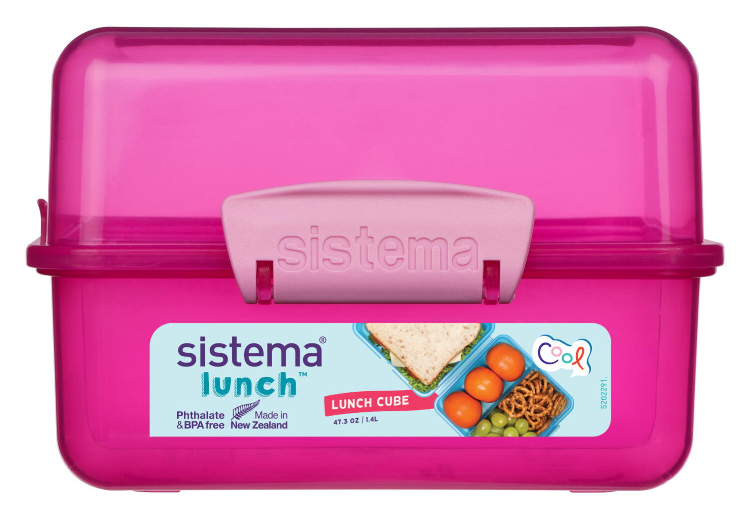 Dělený svačinový box se 2 oddíly Lunch™ 1,4 l 2/2