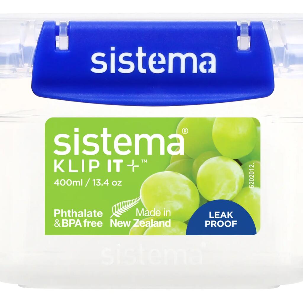Vodotesný box na potraviny KLIP IT PLUS™ 2 klipy 400 ml
