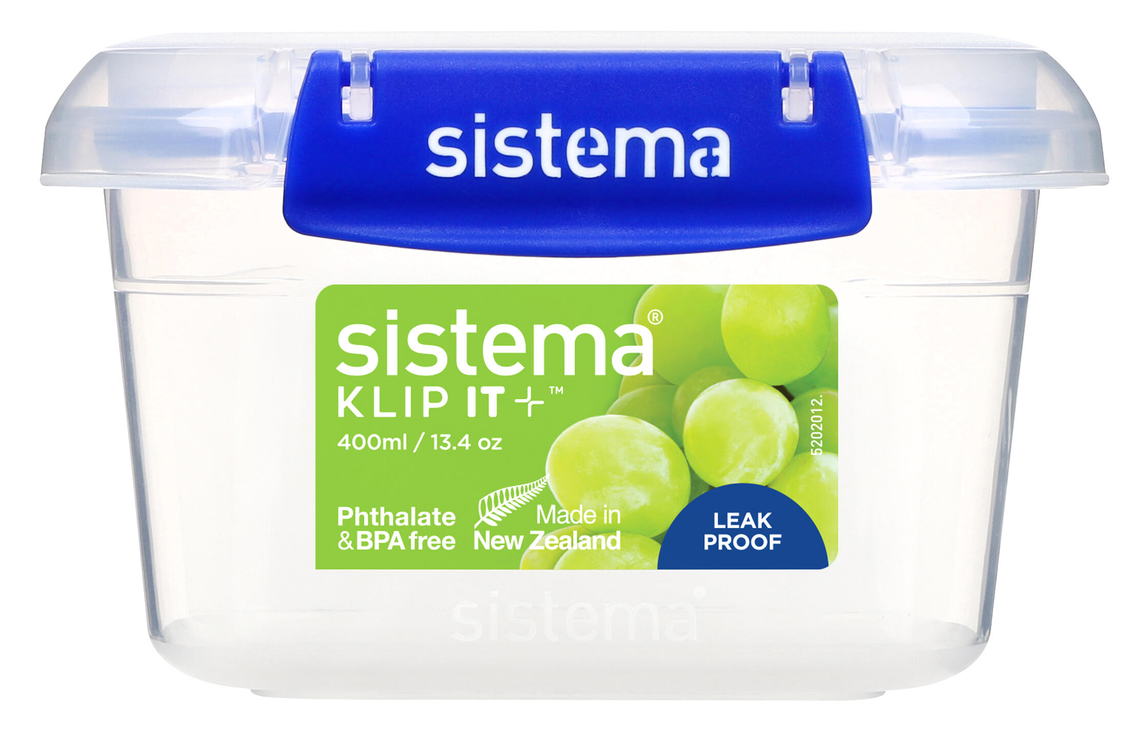 SISTEMA Vodotěsná krabička na potraviny KLIP IT PLUS™ 2 klipy 400 ml