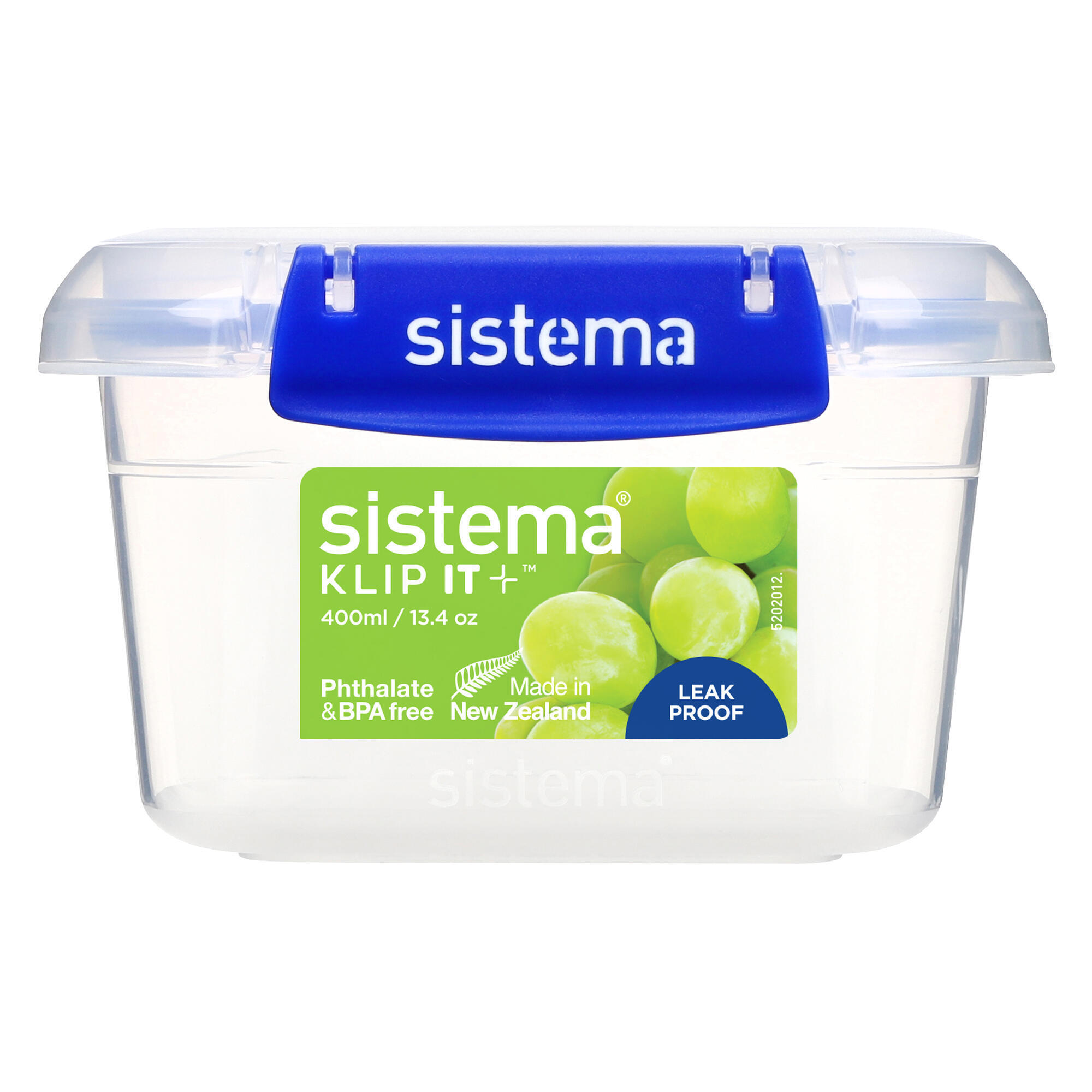 SISTEMA Vodotěsná krabička na potraviny KLIP IT PLUS™ 2 klipy 400 ml