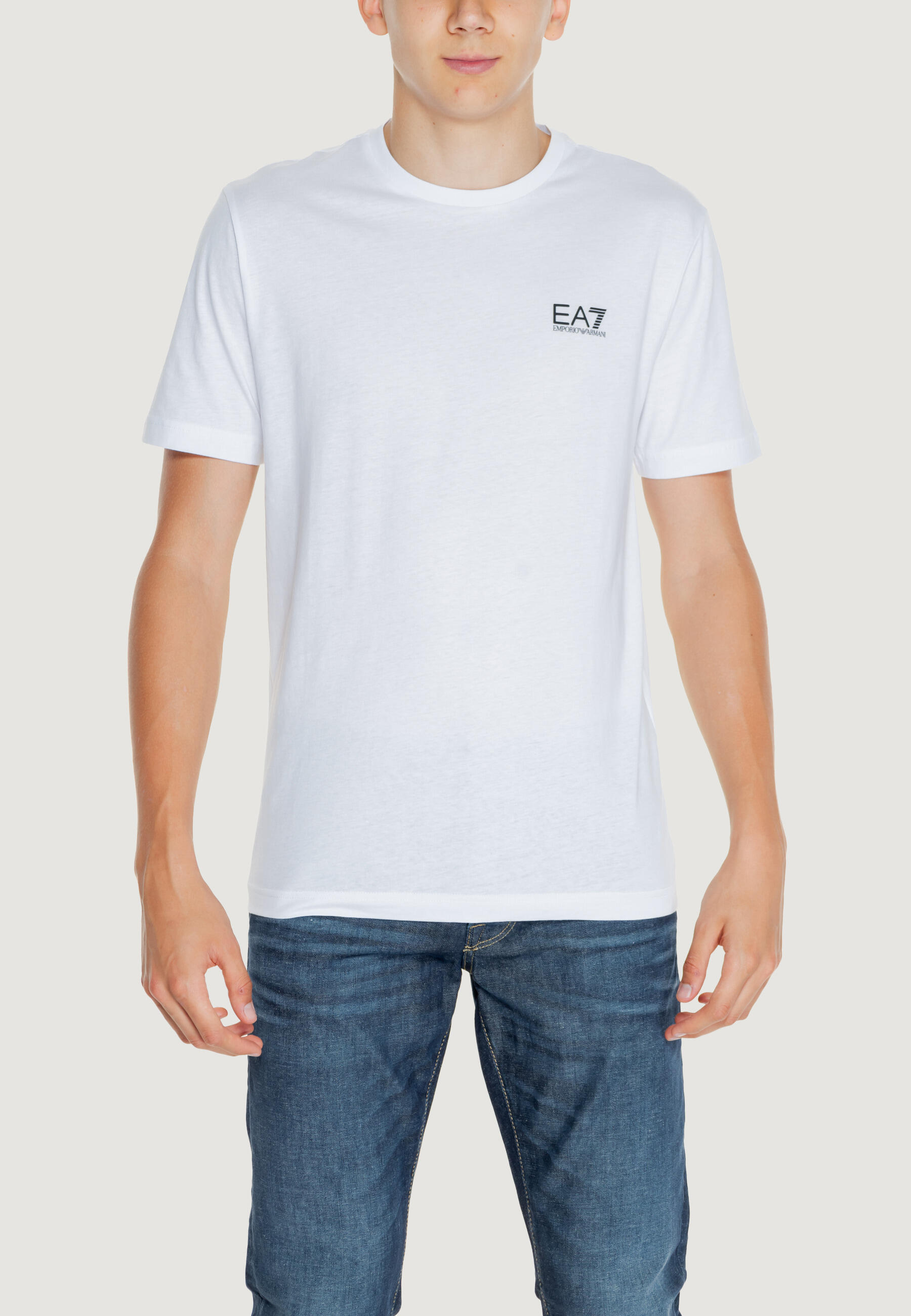 t-shirt crop top  HOMME BLANC 1/5