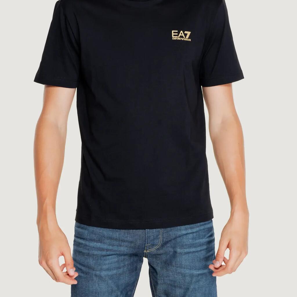 crop top t-shirt  BLACK