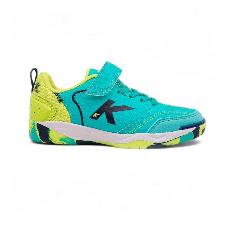 Kelme Zapatilla De Niño Goleiro Elastic Indoor Turquesa Unisex Kids 3/4