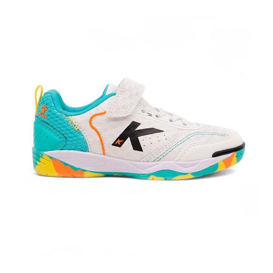 Kelme Zapatilla De Niño Goleiro Elastic Indoor Blanco Unisex Kids 3/5