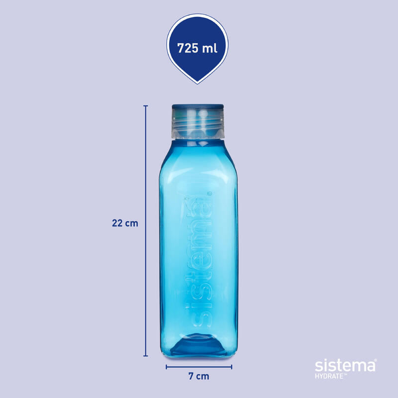 Láhev se šroubovacím víčkem Hydrate™ Square 725 ml
