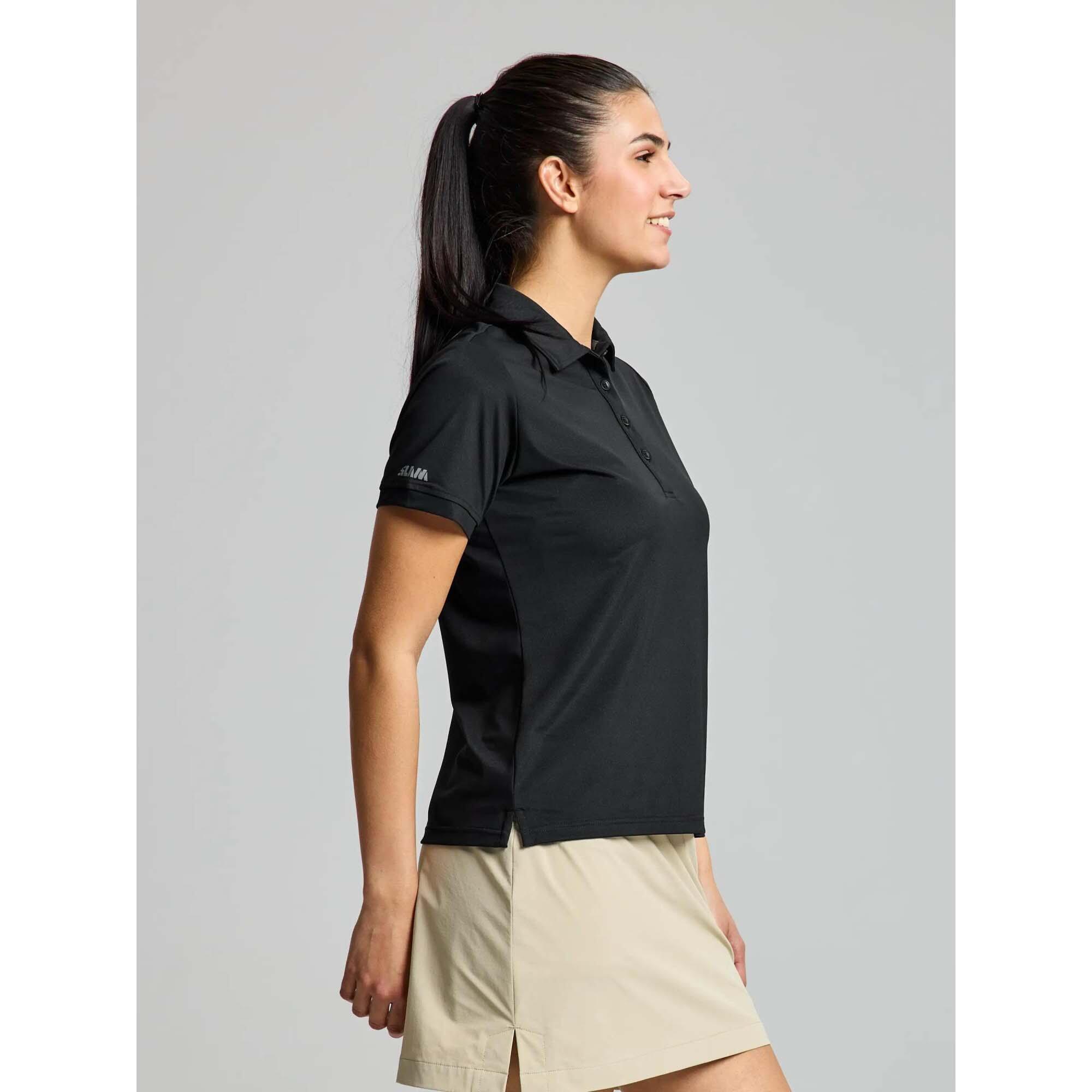 Slam Ws Tech Pique Polo Ss Vrouwen 3/4