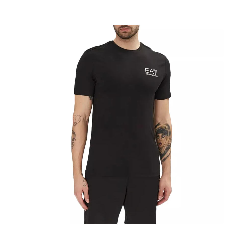 Ea7 T-Shirt Emporio Armani Para Homem Preto da Decathlon