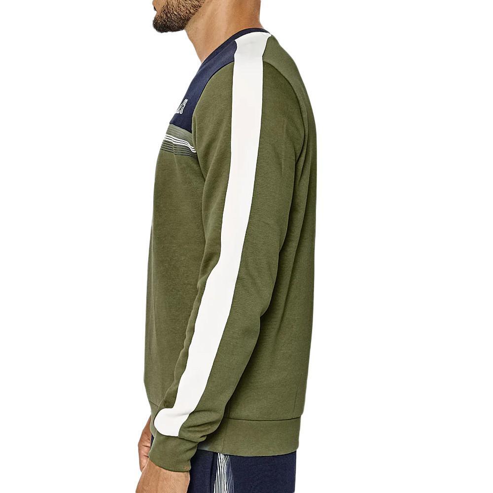 Sudadera Kappa Irisson Caqui para Hombre - Talla S 3/4