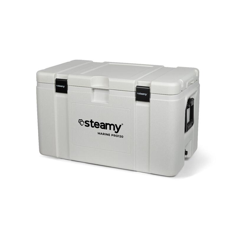 Steamy Marine Pro 120 Nevera Portátil, 120L, Blanco