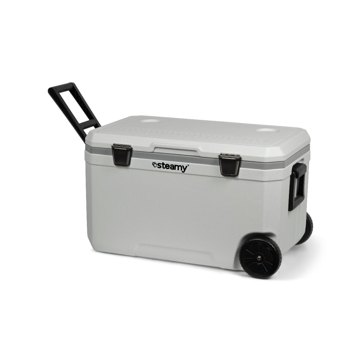 Steamy Marine 70 Roller, Koelbox op Wielen, 70L, Wit 3/7