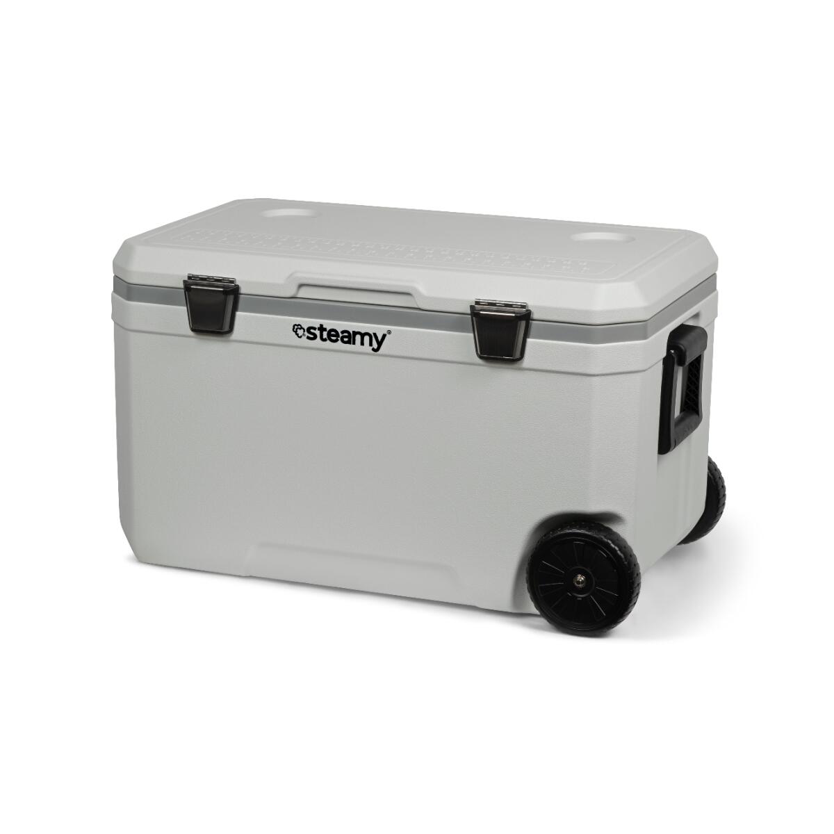 Steamy Marine 70 Roller, Koelbox op Wielen, 70L, Wit 2/7