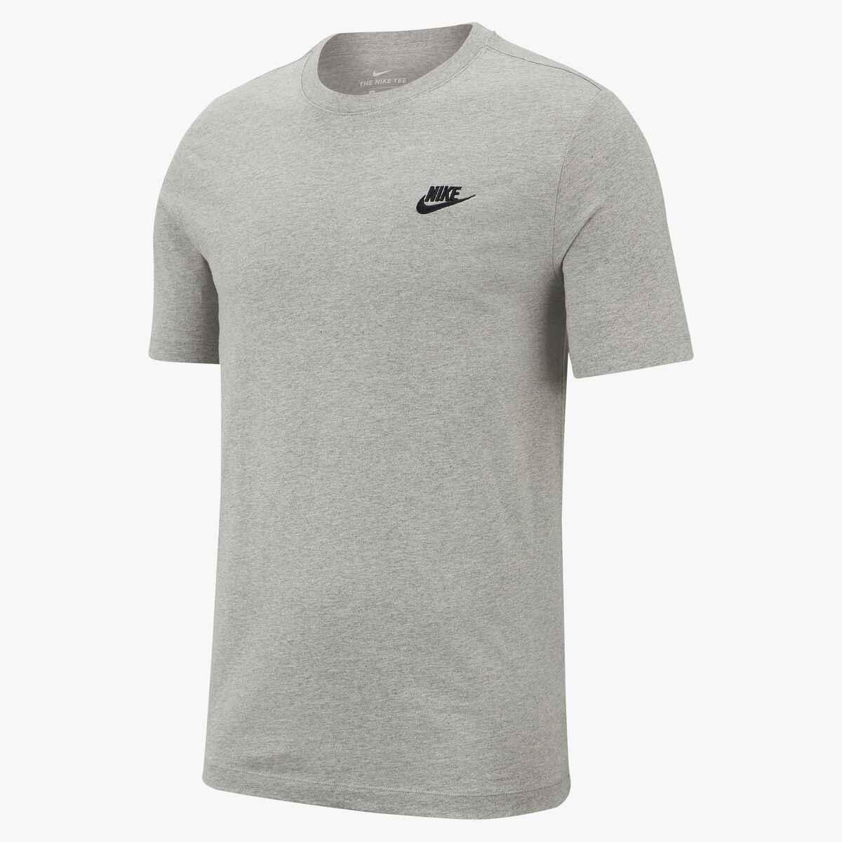 T-shirt nike nsw club, cinza, homens