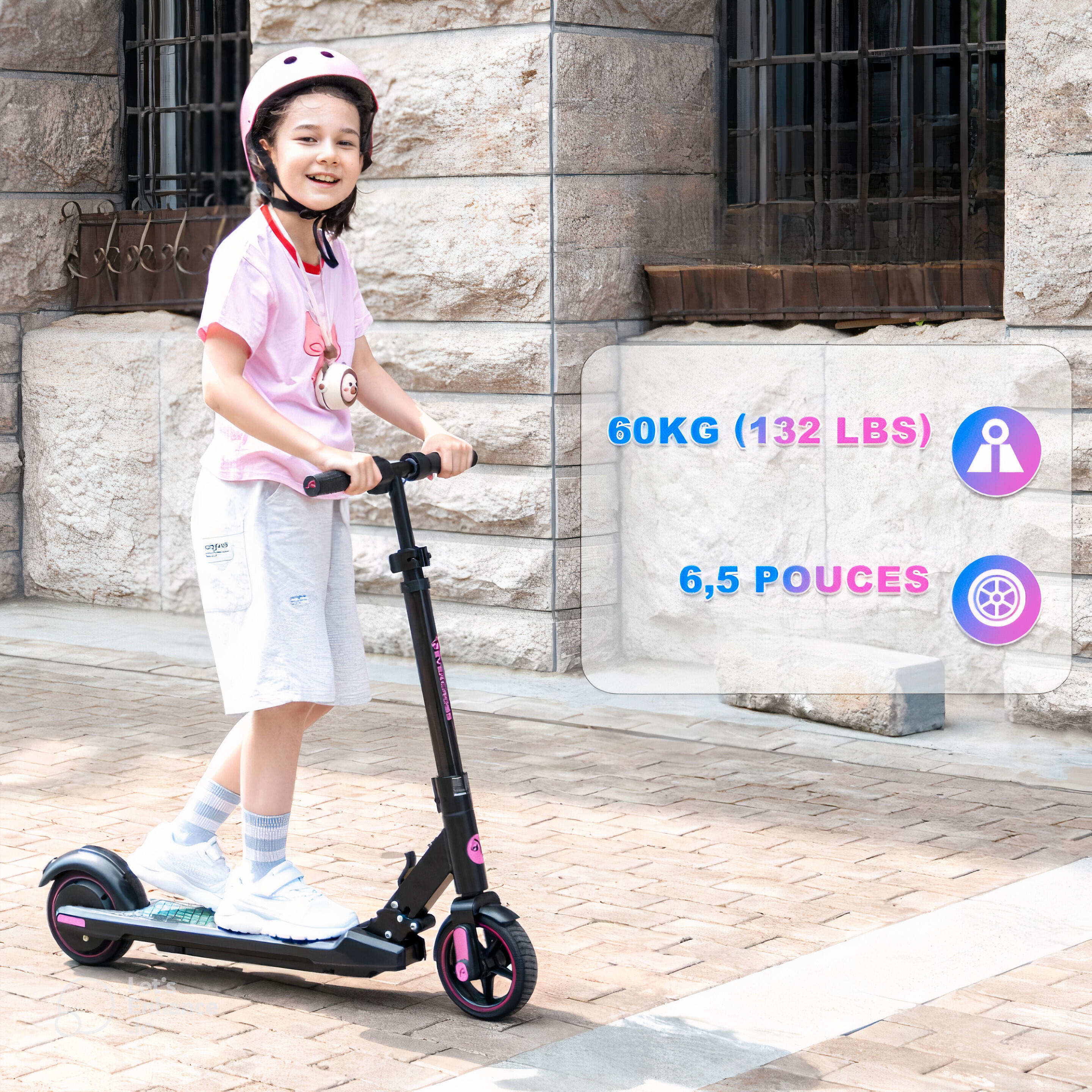 Hulajnoga elektryczna składana EVERCROSS EV06C 6,5" 15 km/h dzieci 6-12 5/6