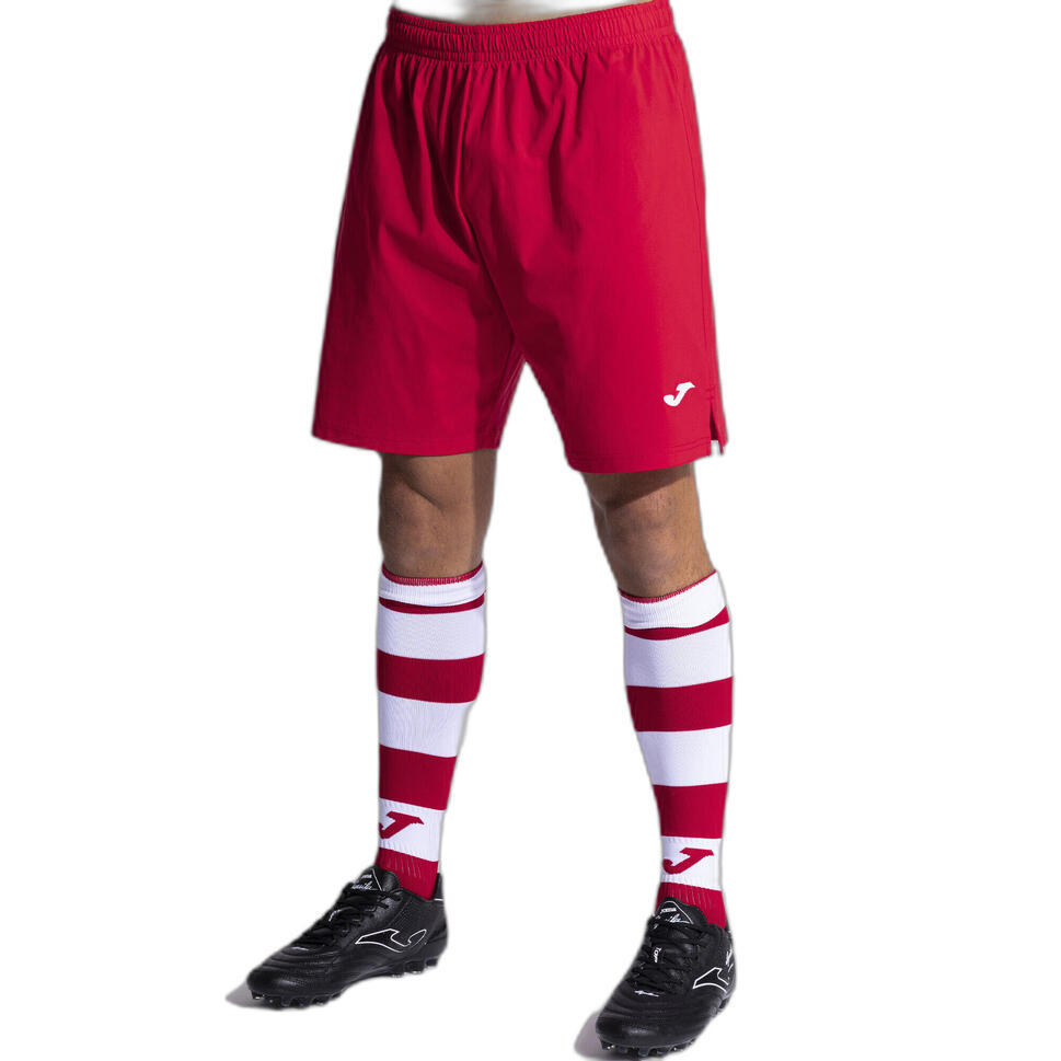 Szorty Piłkarskie Joma Eurocopa III Czerwone XL - Oddychające i Lekkie