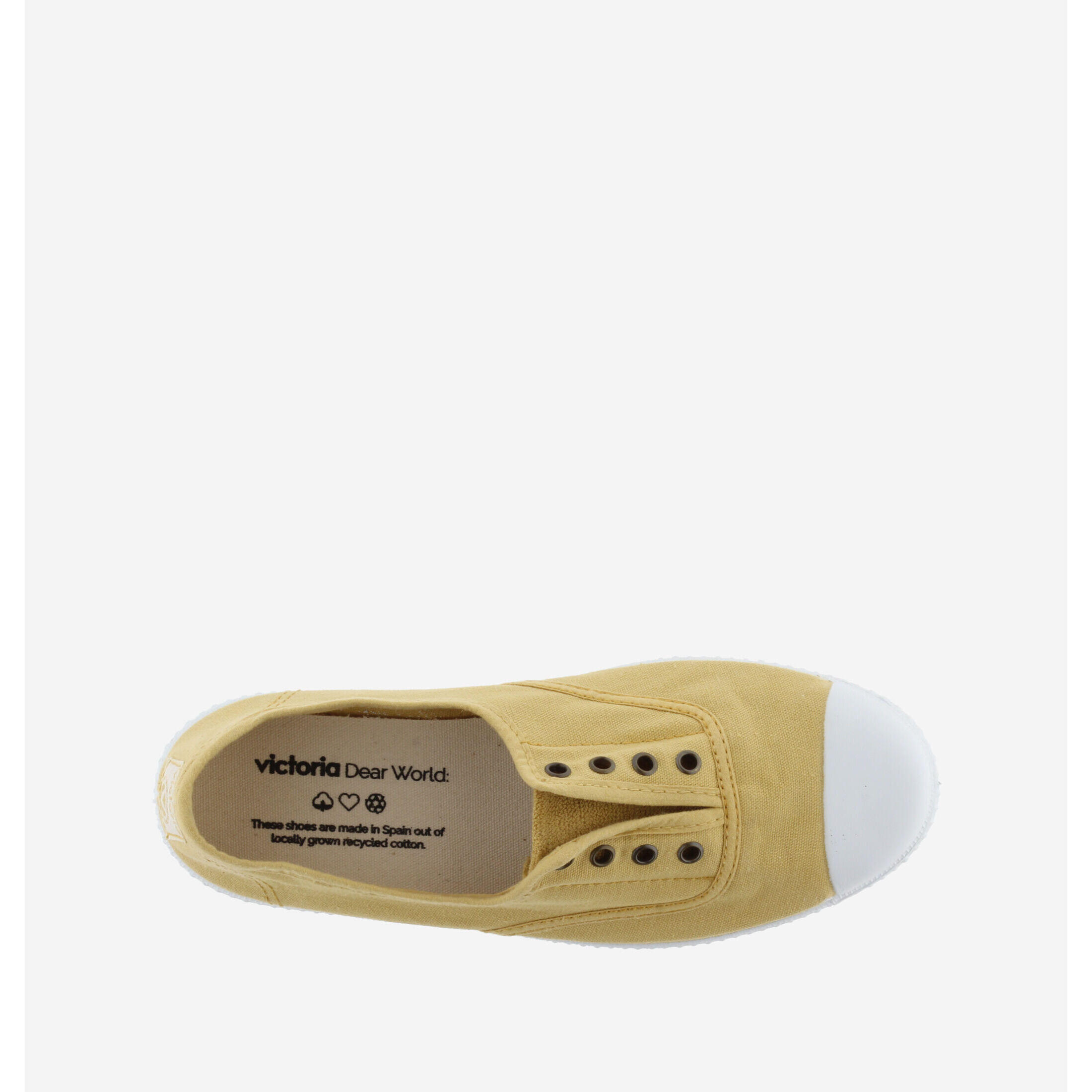 1915 Inglesa Drec Womens Low Top Slip On Canvas Pumps 4/5