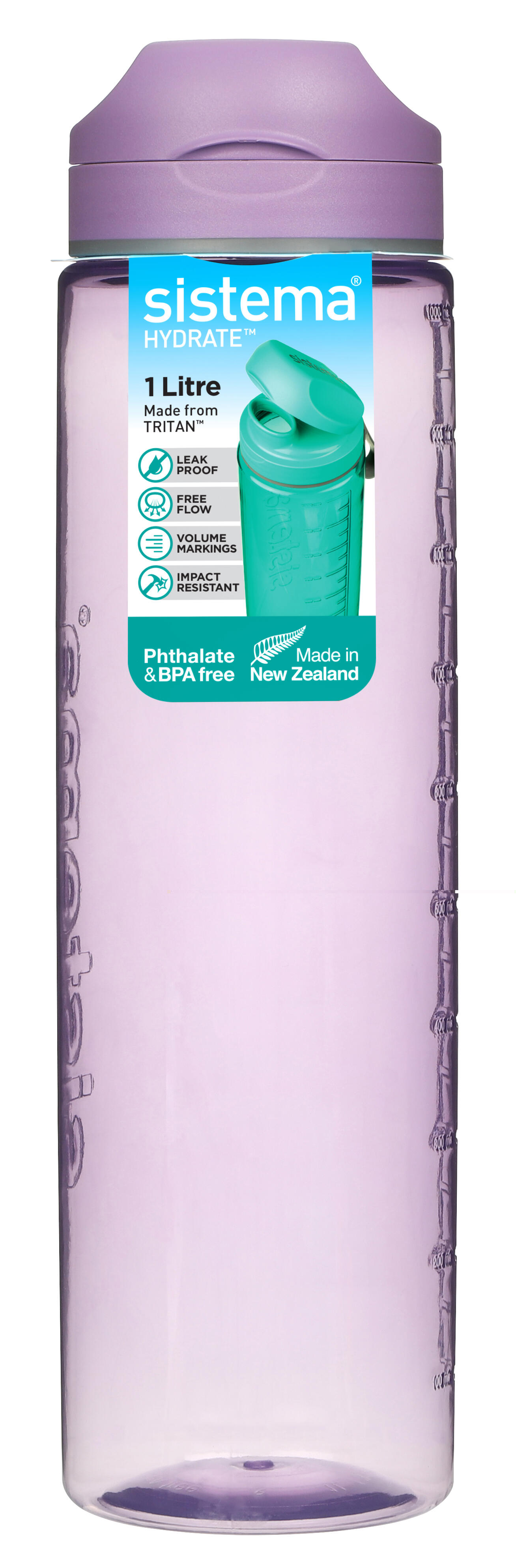Butelka z tritanu Hydrate Flip Top 1 l