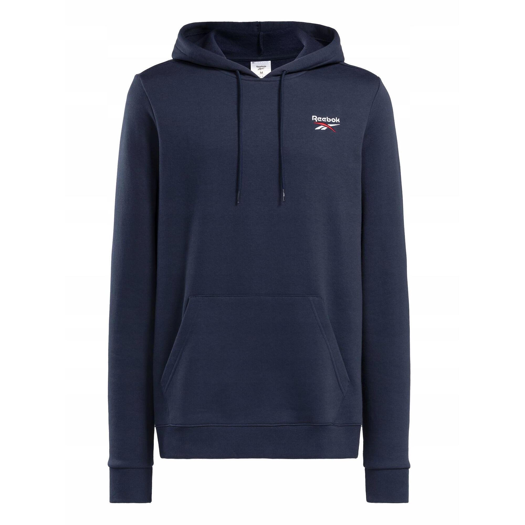 Reebok - Sweat À Capuche Reebok Pour Homme, En Coton Bordeaux - Sweat-shirt - Bleu - Decathlon