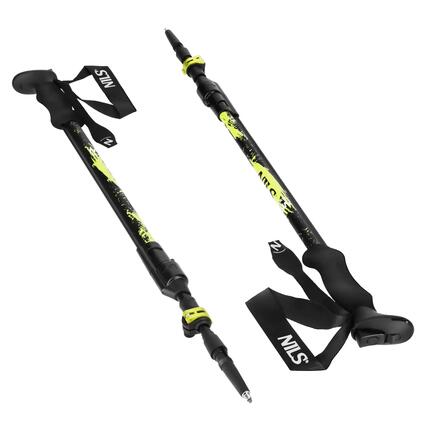 Kije trekkingowe NILS TK8608 aluminiowe 7075 regulowane 70-135 cm