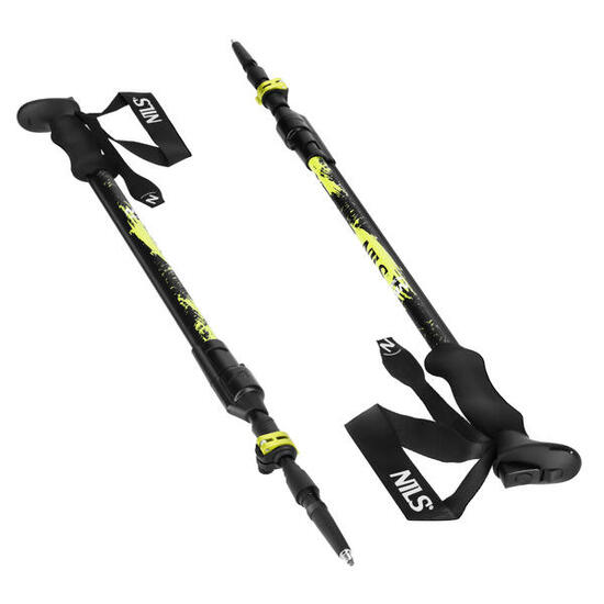 Kije trekkingowe NILS TK8608 aluminiowe 7075 regulowane 70-135 cm