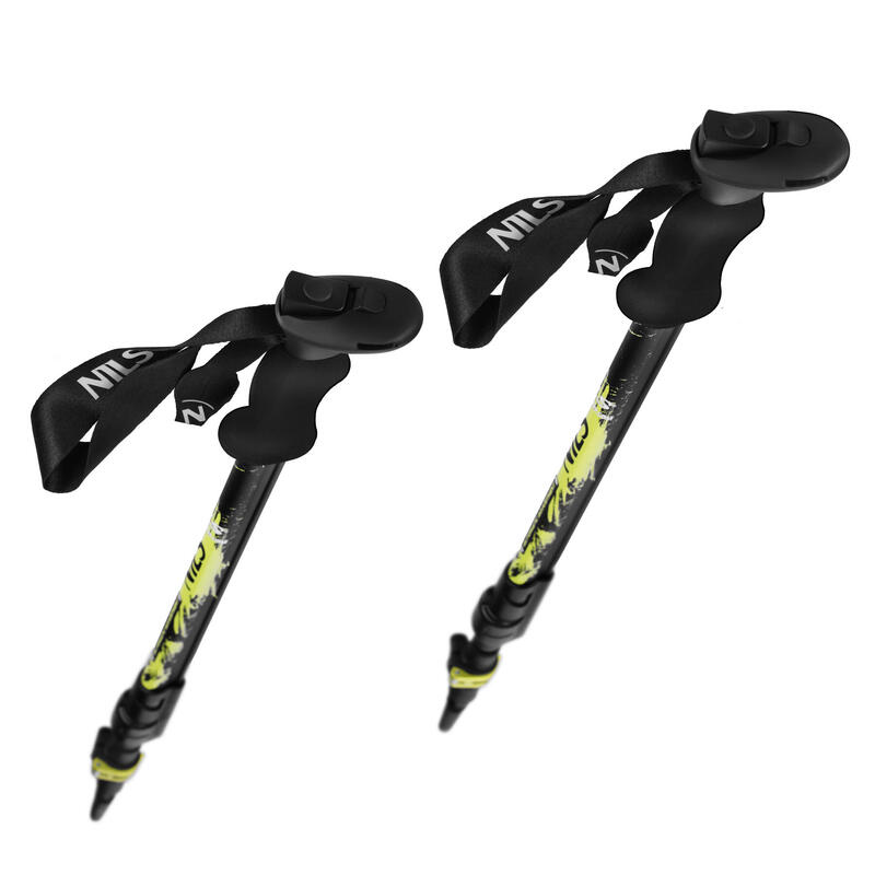 Bastoane trekking aluminiu 7075 telescopice reglabile NILS TK8608