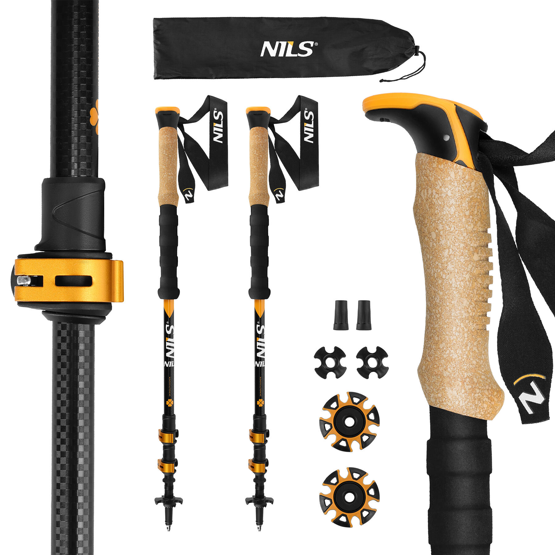 NILS Trekingové hole TK8605