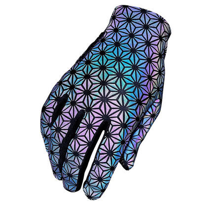 Supacaz-Handschoenen-SupaG Clarino Oil Slick Reflecterend (Lang)